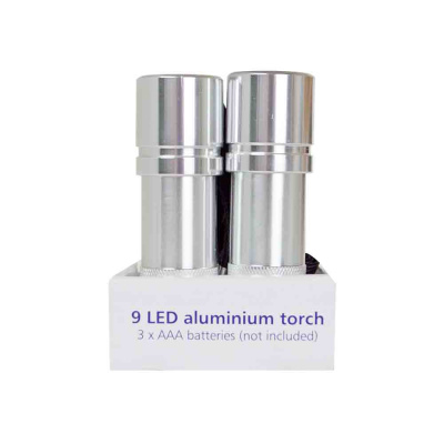 (image for) STATUS 9 LED TORCH ALUMINIUM SILVER