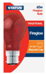 (image for) STATUS FIREGLOW BULB B22/BC TRADITIONAL - 60W