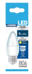 (image for) STATUS LED E27/ES CANDLE PEARL WARM WHITE - 8W=60W
