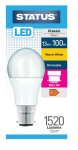 (image for) STATUS LED B22/BC CLASSIC PEARL WARM WHITE - 13W=100W