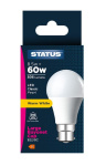 (image for) STATUS LED B22/BC CLASSIC PEARL WARM WHITE - 8.5W=60W