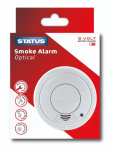 (image for) STATUS SMOKE ALARM - PHOTOELECTRIC - WHITE - 9V