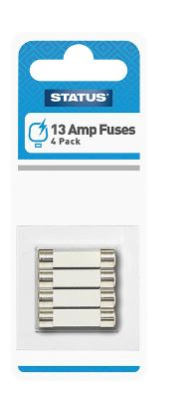 (image for) STATUS FUSES 4 PACK - 13AMP