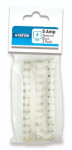 (image for) STATUS TERMINAL BLOCK 3 PACK - CLEAR - 12 BLOCKS PER STRIP - 5AMP