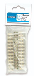(image for) STATUS TERMINAL BLOCK - CLEAR - 3 PACK - 12 BLOCKS PER STRIP - 15AMP