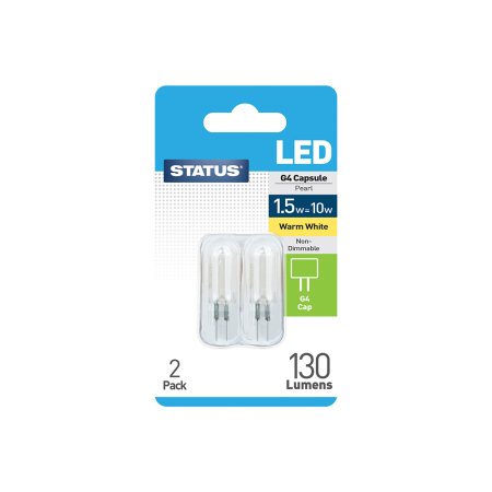 (image for) STATUS LED G4 CAPSULE PEARL WARM WHITE - 1.5W=10W