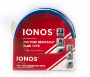 (image for) STATUS IONOS PVC FIRE RESISTANT TAPE - BLUE - 33M