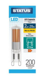 (image for) STATUS LED G9 CAPSULE CLEAR WARM WHITE - 2W=20W