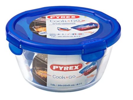 (image for) PYREX C&G GLASS CONT+LID ROUND