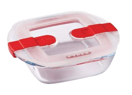 (image for) PYREX C&H GLASS CONT+LID SQUAR