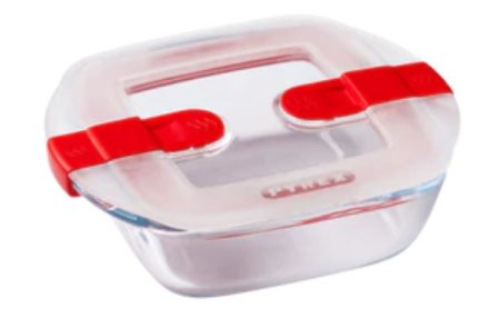 (image for) PYREX C&H GLASS CONT+LID SQUAR