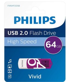(image for) PHILIPS USB2.0 64GB HS VIVID
