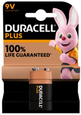 (image for) DURACELL 9V PLUS BATTERY