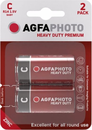 (image for) AGFAPHOTO ZINC C R14 2S