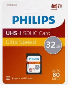 (image for) PHILIPS UHS-I SDHC CARD ULTRA SPEED - 32GB