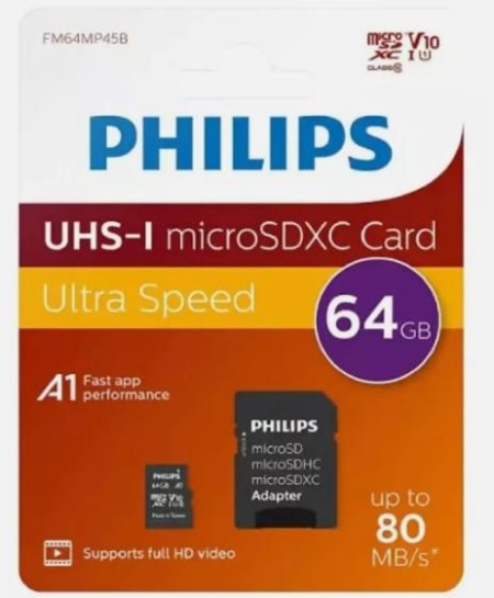 (image for) PHILIPS UHS-I SDXC CARD ULTRA SPEED - 64GB
