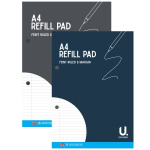 (image for) U. Refill Pad Ruled - A4