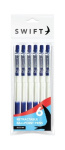 (image for) Swift Retractable Ballpoint Pens Blue - 6S