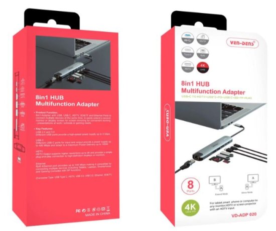 (image for) VEN 8IN1 M/FUNCTION ADAPTER