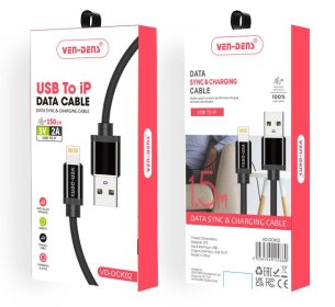 (image for) VEN-DENS USB TO IPHONE CABLE - 1.5M