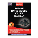 (image for) RENTOKIL RODINE RAT & MOUSE KILLER GRAIN BAIT - 4S