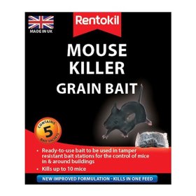 (image for) RENTOKIL MOUSE KILLER GRAIN BAIT - 5S