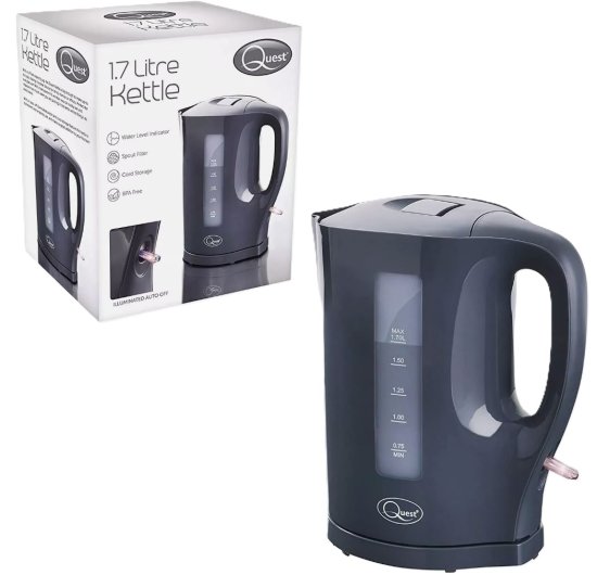 (image for) QUEST JUG KETTLE GREY