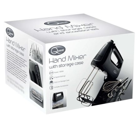 (image for) QUEST ELECTRIC HAND MIXER 6 SPEED - 400W