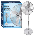(image for) BENROSS CHROME STAND FAN 16"