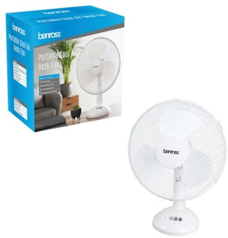 (image for) BENROSS DESK FAN 12\"