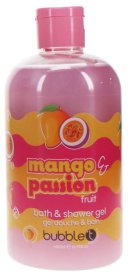 (image for) BUBBLE T SHOWER GEL MANGO & PASSION - 500ML