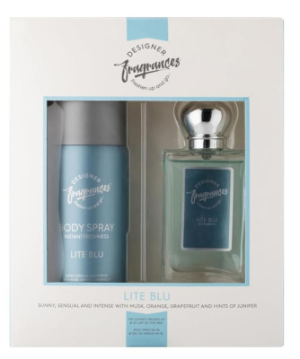 (image for) DESIGNER FRAGRANCE LITE BLUE GIFTSET