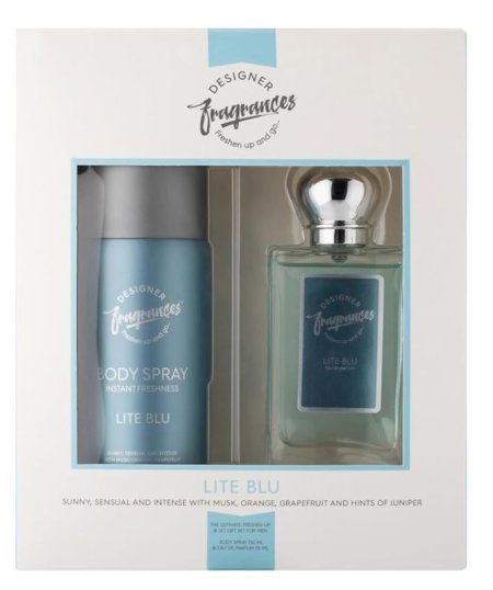 (image for) DESIGNER FRAGRANCE LITE BLUE GIFTSET