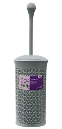 (image for) JVL TOILET BRUSH&HOLDER GREY