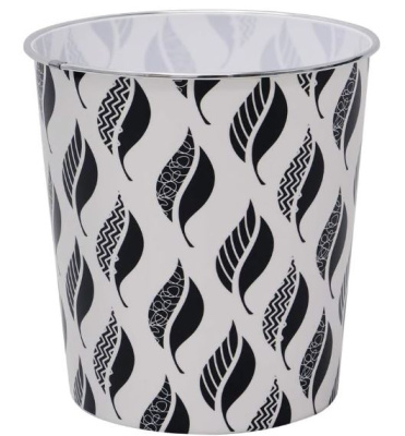 (image for) JVL WASTE PAPER BIN PLAST LEAV
