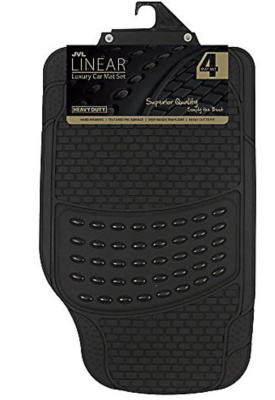 (image for) JVL LINEAR LUXURY CAR MAT SET