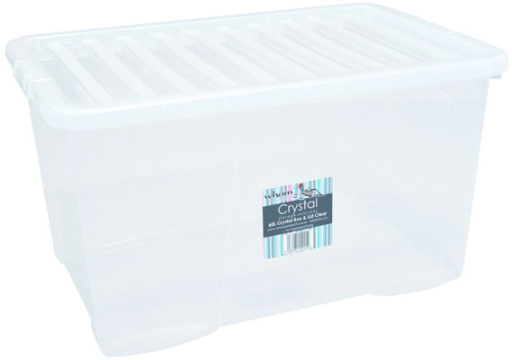 (image for) CRYSTAL STORAGE BOX+LID CLEAR