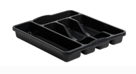 (image for) WHAM CASA CUTLERY TRAY BLACK M/NIGHT