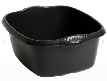 (image for) WHAM CASA RECT BOWL MIDNIGHT BLACK