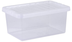 (image for) CRYSTAL STORAGE BOX+LID CLEAR