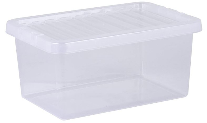 (image for) CRYSTAL STORAGE BOX+LID CLEAR