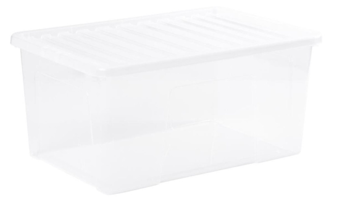 (image for) CRYSTAL STORAGE BOX+LID CLEAR