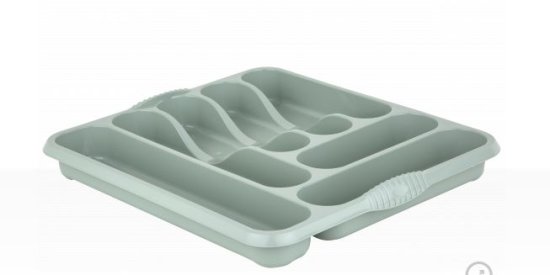 (image for) WHAM CASA CUTLERY TRAY SAGE SILVER