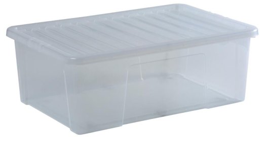 (image for) CRYSTAL STORAGE BOX+LID CLEAR
