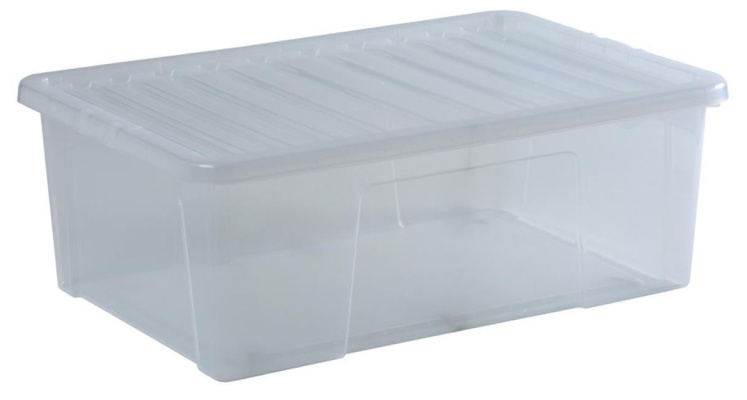 (image for) CRYSTAL STORAGE BOX+LID CLEAR