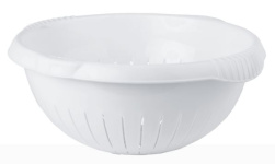 (image for) COLANDER ICE WHITE W/O HANDLE