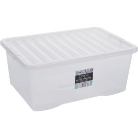 (image for) CRYSTAL STORAGE BOX+LID CLEAR