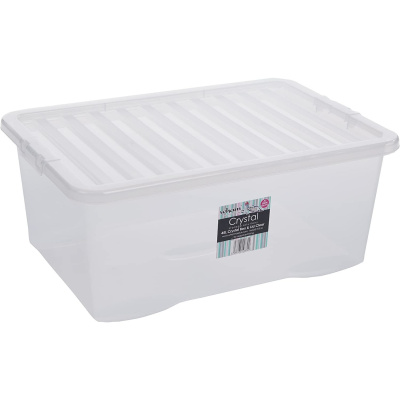 (image for) CRYSTAL STORAGE BOX+LID CLEAR