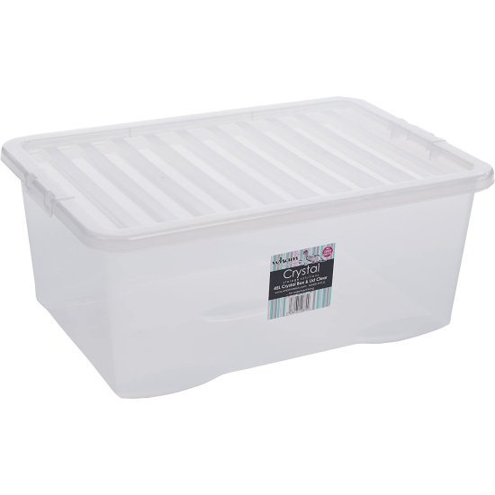 (image for) CRYSTAL STORAGE BOX+LID CLEAR