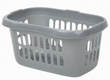 (image for) HIP LAUNDRY BASKET SILVER